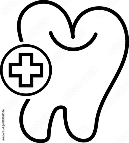 medical symbol on white background