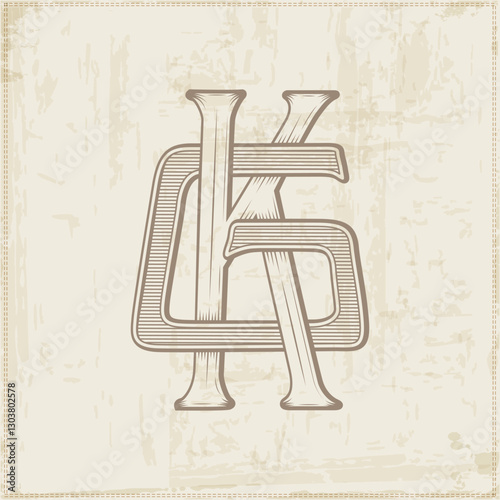 GK, KG,  logo GK , Letter GK , Monogram GK, vector, logo, Wedding Monogram Initials, Wedding Logo,Wedding Monogram, Logo Design , Monogram Vintage