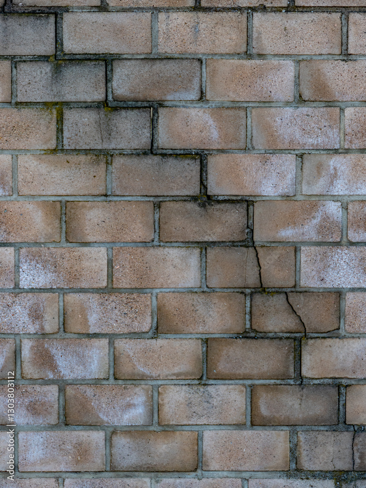Fototapeta premium Risse und Feuchtigkeit an einer Mauer
