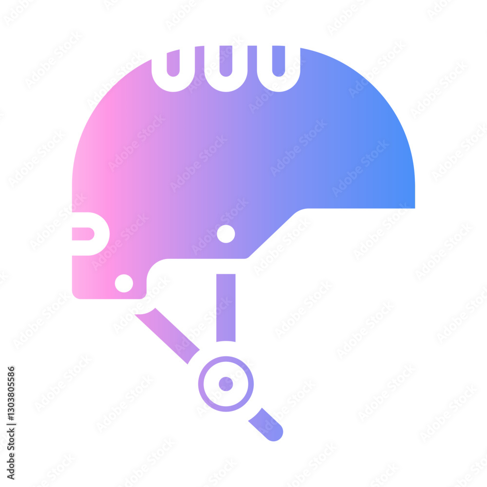 helmet Gradient icon helmet Gradient icon