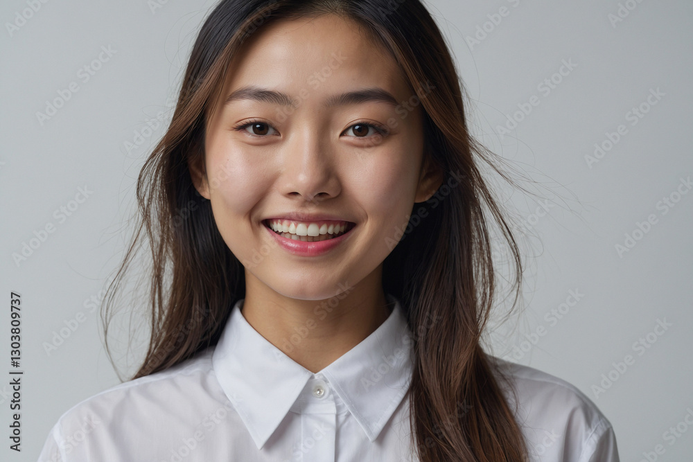元気な若い女性 元気な若い女性