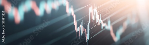 AI-driven hedge fund visualization with a futuristic design concept in a digital format.