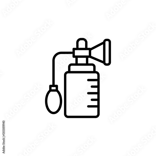 Breast Pump line icon