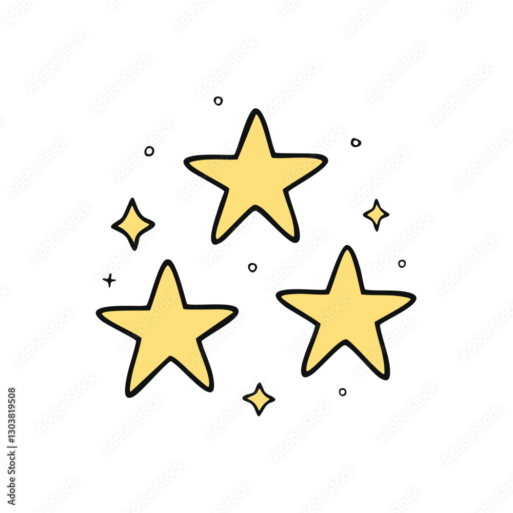 3 Shining Stars on a Clean White Background – Simple, Bright, and Elegant 3 Shining Stars on a Clean White Background – Simple, Bright, and Elegant