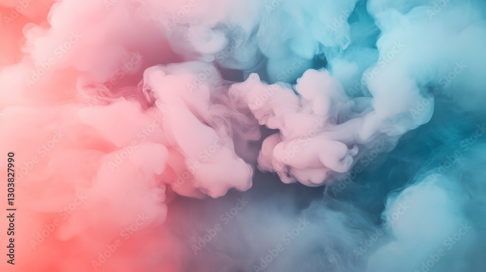 Fototapeta premium Abstract Pastel Dream: A Whimsical Dance of Colors