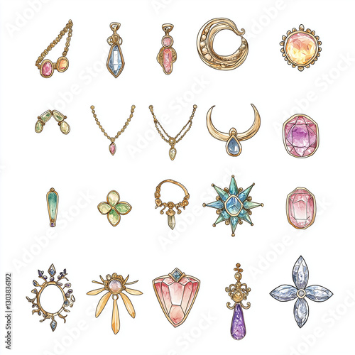 宝石, 金, デコレーション, ネックレス, ファッション, ペンダント, イヤリング, chain, ビンテージ, ベクター, シルバー, 宝石, 美しさ, 豪華さ, アクセサリー, ダイヤモンド, イヤリング, ハート, つるすこと, 休日, 高価な, 模様, クリスマス, もの, あばたのある, イラスト, ひとそろい, 装飾品, アイコン, デザイン, 文科系, シルエット, 古い, シン