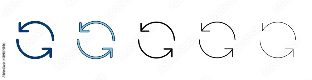 Refresh icon vector isolated on white background. Reload icon vector. Update icon. convert icon Refresh icon vector isolated on white background. Reload icon vector. Update icon. convert icon