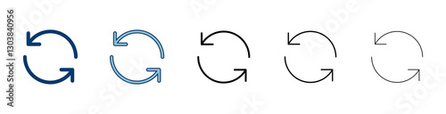 Refresh icon vector isolated on white background. Reload icon vector. Update icon. convert icon