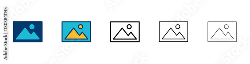 Free Download Picture icon vector isolated on white background. Picture vector icon. photo gallery icon vector - GFXLoad