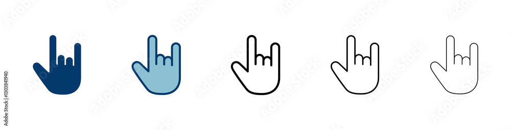 Hand icon vector isolated on white background. Hand gesture. hand stop Hand icon vector isolated on white background. Hand gesture. hand stop