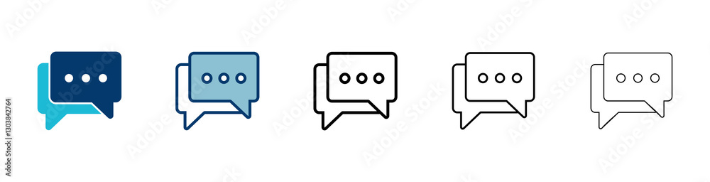 Chat icon vector isolated on white background. Chat vector icon. Speech bubble. message. contact us Chat icon vector isolated on white background. Chat vector icon. Speech bubble. message. contact us