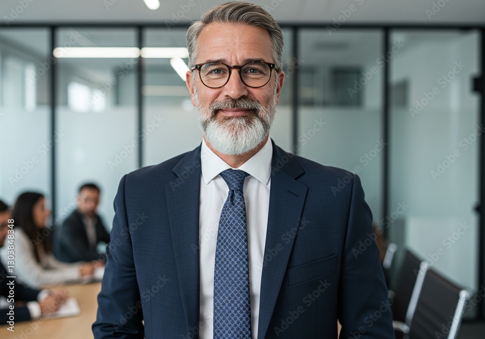 Fototapeta premium professional middle-aged businessman
