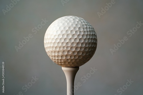 Golf ball on golf Field, Generative AI