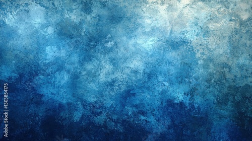 Serene Blue Gradient Background in Minimalist Style for Design Projects