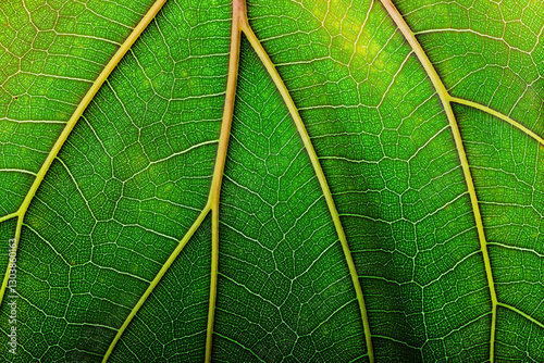 macro texture green leaf, n...
