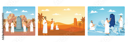 Hajj pilgrims carry out the Hajj rituals, perform wukuf or remain silent on Arafah.