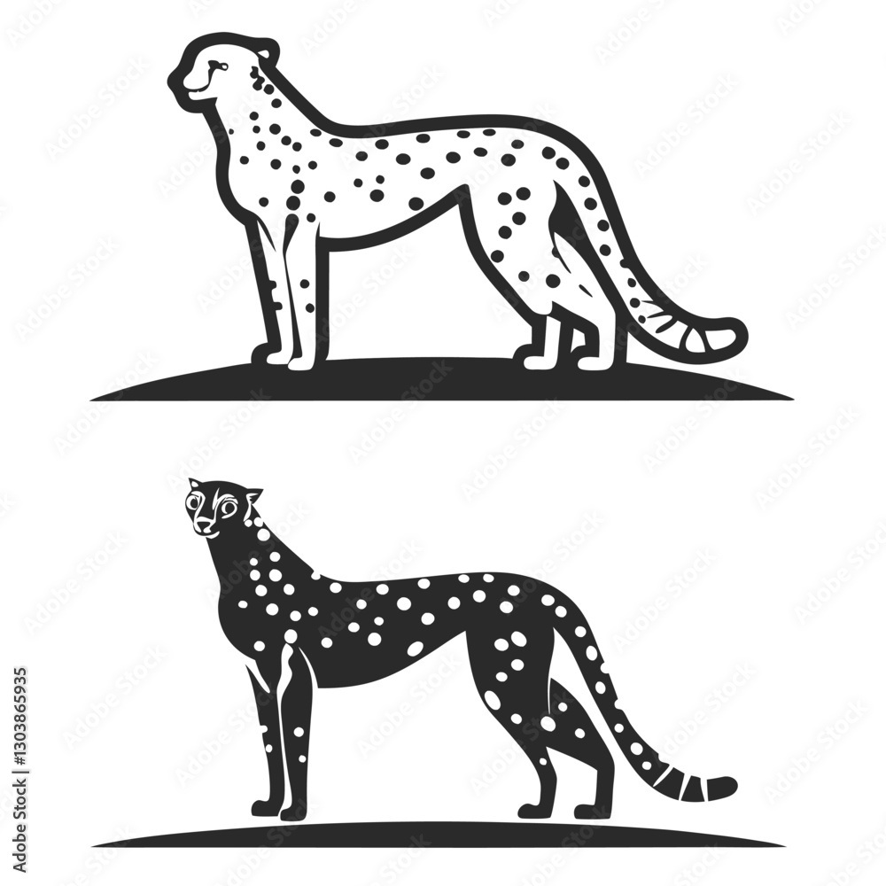 Fototapeta premium set of wild animals vector
