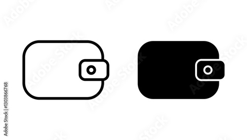 Wallet icon vector. wallet sign and symbol