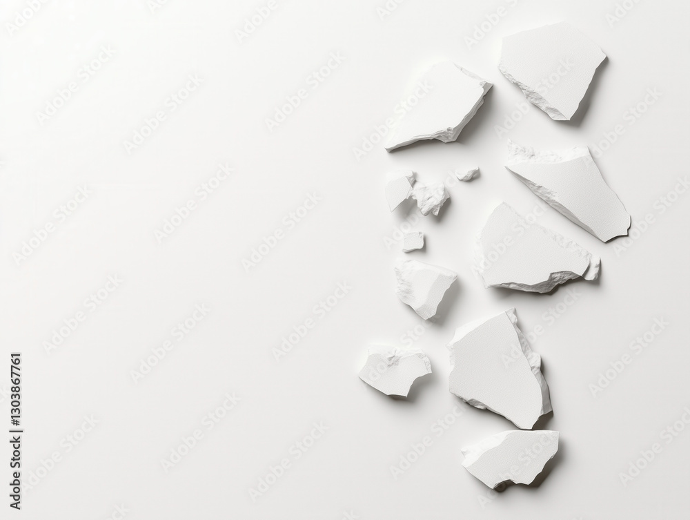 Fototapeta premium Background Design: A Stunning Broken White Wall Created by Rawpixel