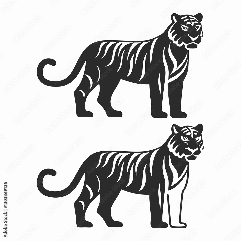 Fototapeta premium tiger vector illustration