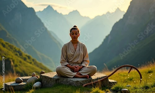 Meditation in the Mountains – An Inner Journey to Clarity and Calmness photo