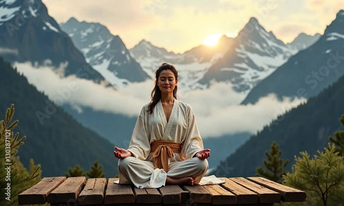 Meditation in the Mountains – An Inner Journey to Clarity and Calmness photo