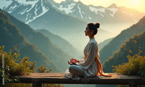 Meditation in the Mountains – An Inner Journey to Clarity and Calmness photo