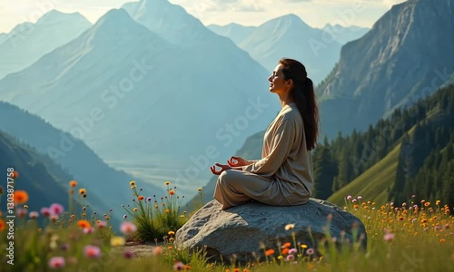 Meditation in the Mountains – An Inner Journey to Clarity and Calmness photo