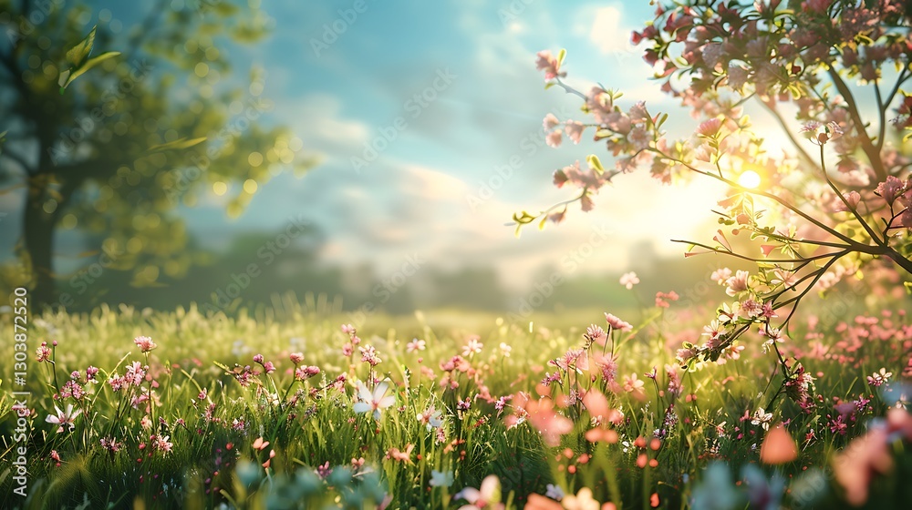 Fototapeta premium Spring background