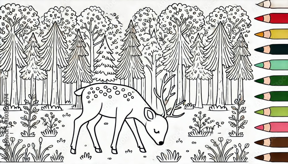 Fototapeta premium Harmony Between Nature and Humanity