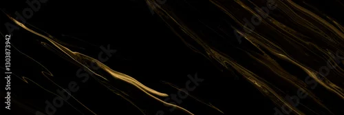 Panel kuchenny z motywem Marble texture wall surface black gold ink pattern graphic  background granite abstract light elegant grey for do floor plan ceramic counter texture tile black yellow background natural for paper.