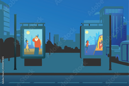 Design a vibrant poster for a citywide public transport campaign, emphasizing ease, affordability, and environmental benefits.