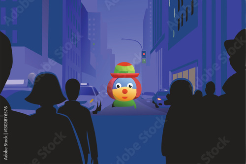 A candid, close-up street photograph capturing the bustling energy of a lively office environment, showcasing employees at work.