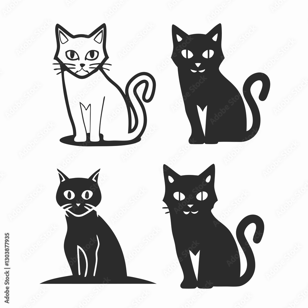 Fototapeta premium cat vector