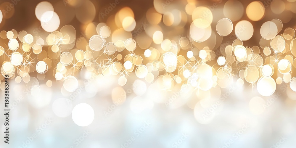 Golden Bokeh Lights with Sparkles, Festive and Luxury Celebration Background Golden Bokeh Lights with Sparkles, Festive and Luxury Celebration Background