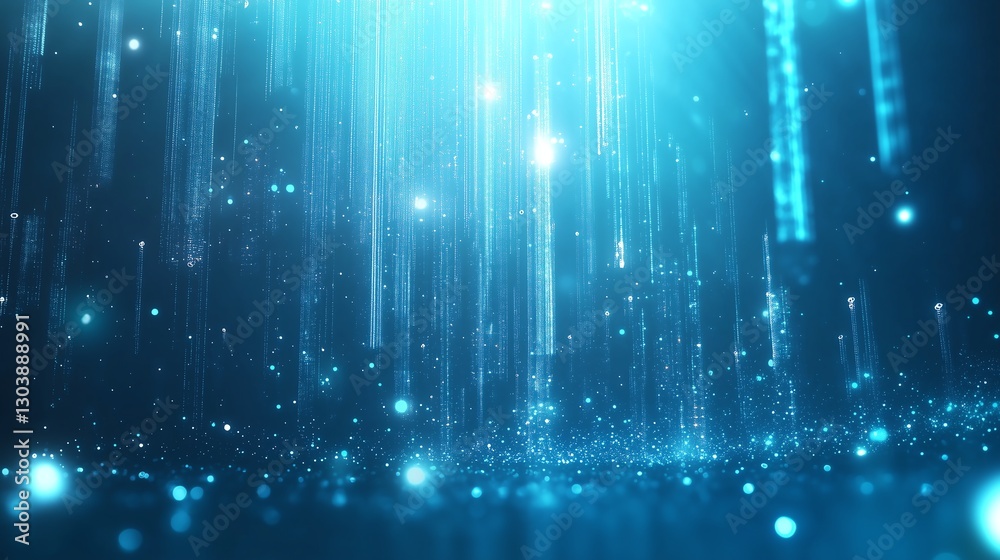 Big data and digital transformation illustration with futuristic technology. Abstract glowing blue lines and clean white space for modern business applications. Big data and digital transformation illustration with futuristic technology. Abstract glowing blue lines and clean white space for modern business applications.