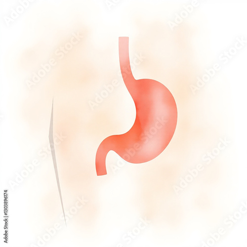 Obraz na płótnie ulcer, stomach, stomach ache, GERD w salonie