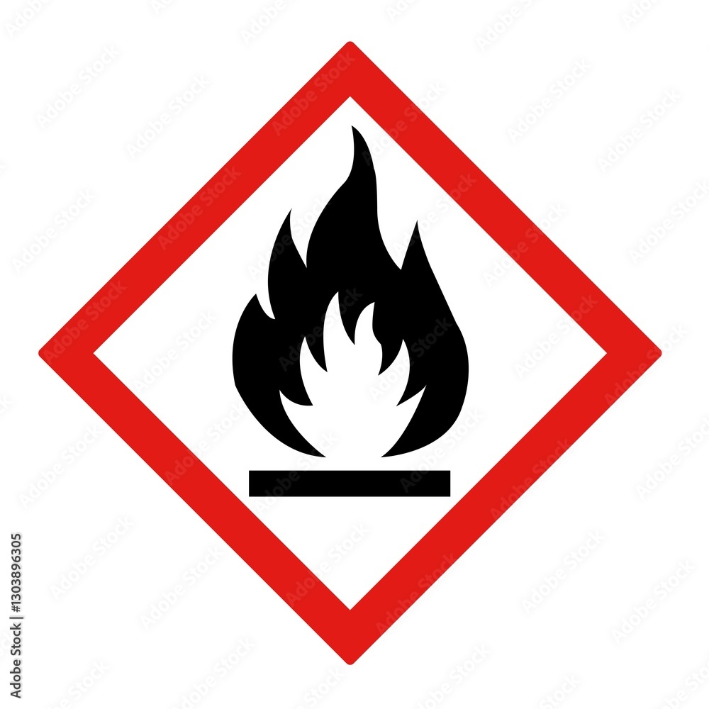 Fire Warning Sign Vector | Caution Symbol for Safety & Emergency Alert Fire Warning Sign Vector | Caution Symbol for Safety & Emergency Alert