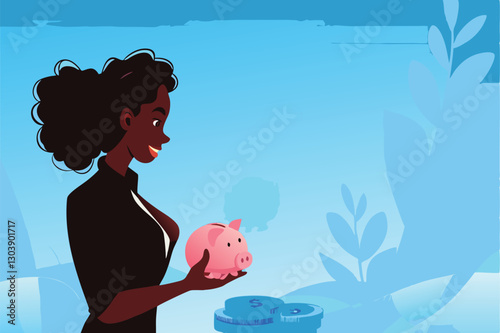 Create a vibrant vector cartoon illustration depicting diverse financial investment concepts stocks, bonds, cryptocurrency, real estate.  Show growth and risk elements.