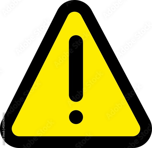 Warning Alert Sign | Hazard Safety Symbol for Caution & Emergency Use exclamations safety sign