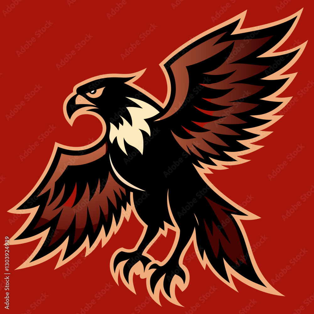 Obraz premium eagle vector illustration