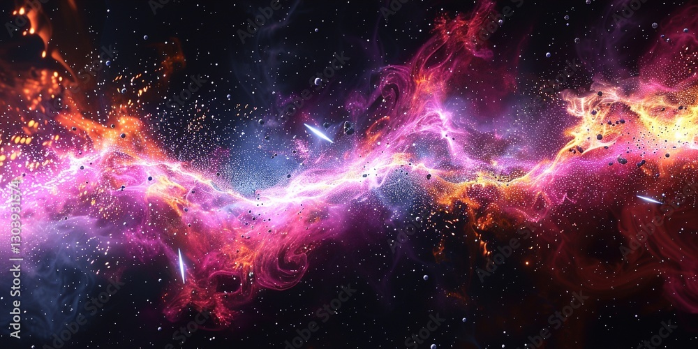Obraz premium space nebula space