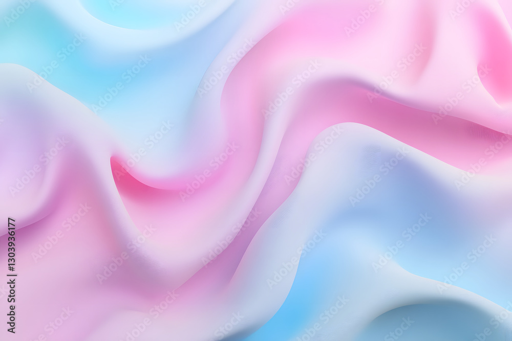 Obraz premium Abstract flowing wave pattern background with soft gradient. Minimalist wallpaper.