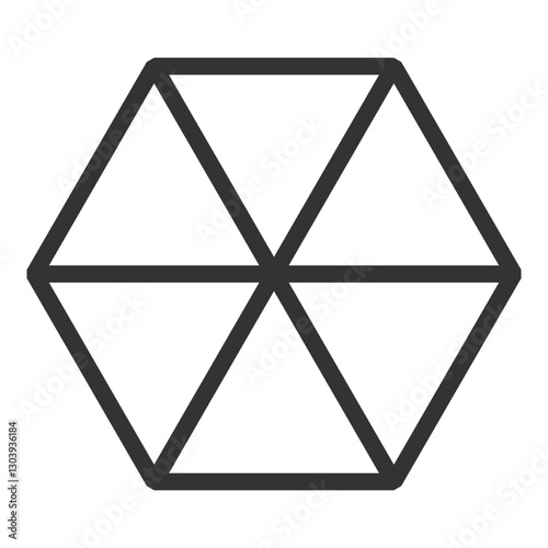 Hexagon Colorful Bold Fun