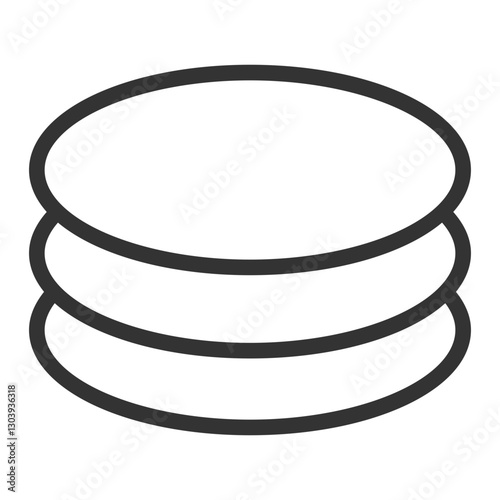 three stacked oval circles memphis