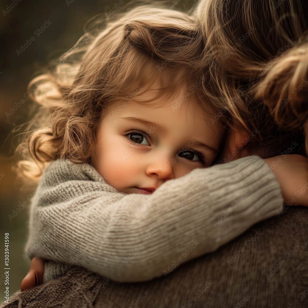 Toddler Hugging Mother Toddler Hugging Mother