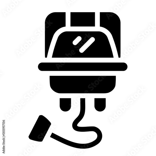 Pull Truck Solid Icon