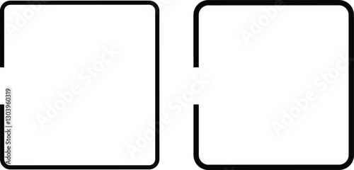 Login and logout icons, approach arrow symbol. enter input icon collection Line Icon Design Simple, Clean, and Efficient Design
