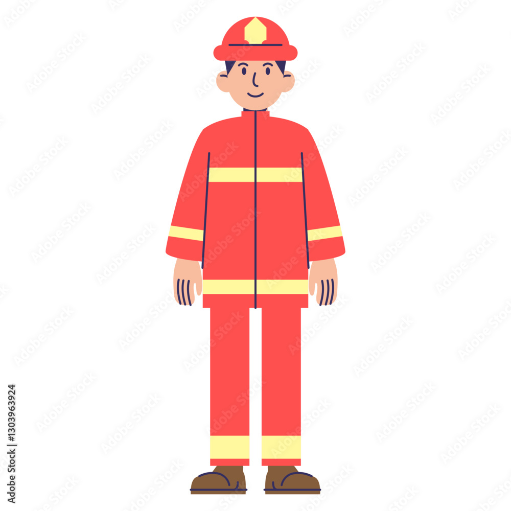 Firefighter Character Firefighter Character
