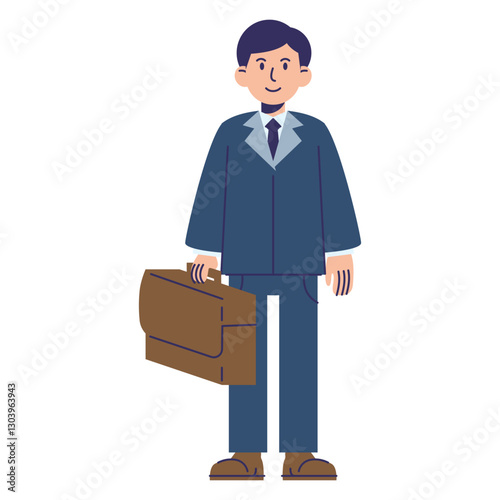 Businessman Holding a Briefcase